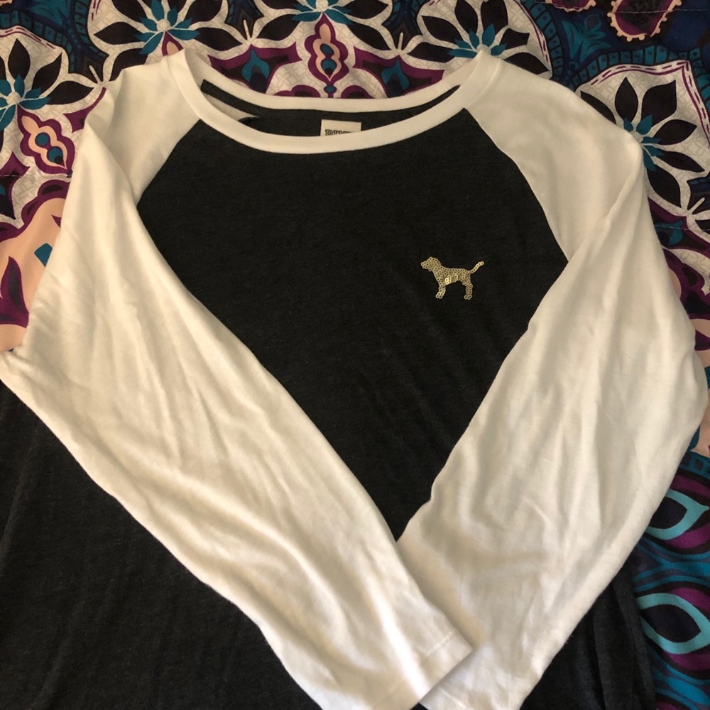 PINK Bling Baseball Tee